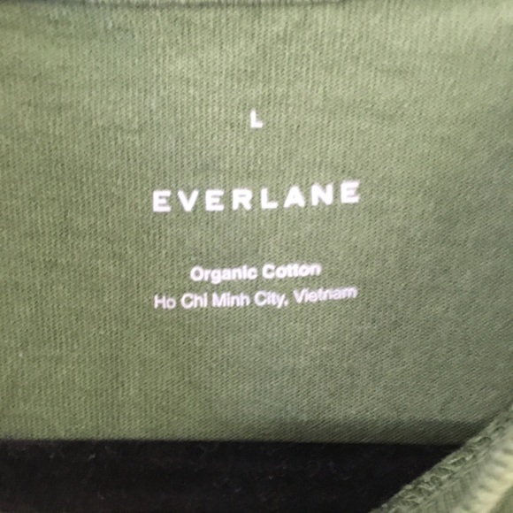 Everlane 100% Organic Cotton Short Sleeve T-Shirt Bundle (3) Large Black Green - Picture 3 of 8